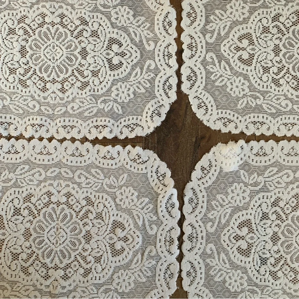 White Lace Placemats Set of 4